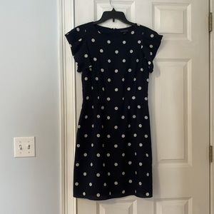 Banana republic retro polka dot dress size 4, excellent condition